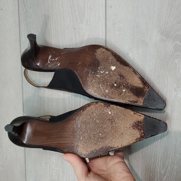 Stuart Weitzman Womens Leather Luxury Dress Heels shoes sz 8M - Picture 11 of 12